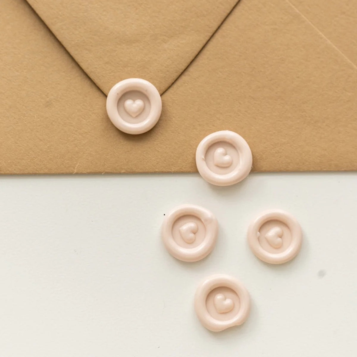 Written Word Calligraphy/シーリングスタンプ/Mini Wax Seal Head - Heart