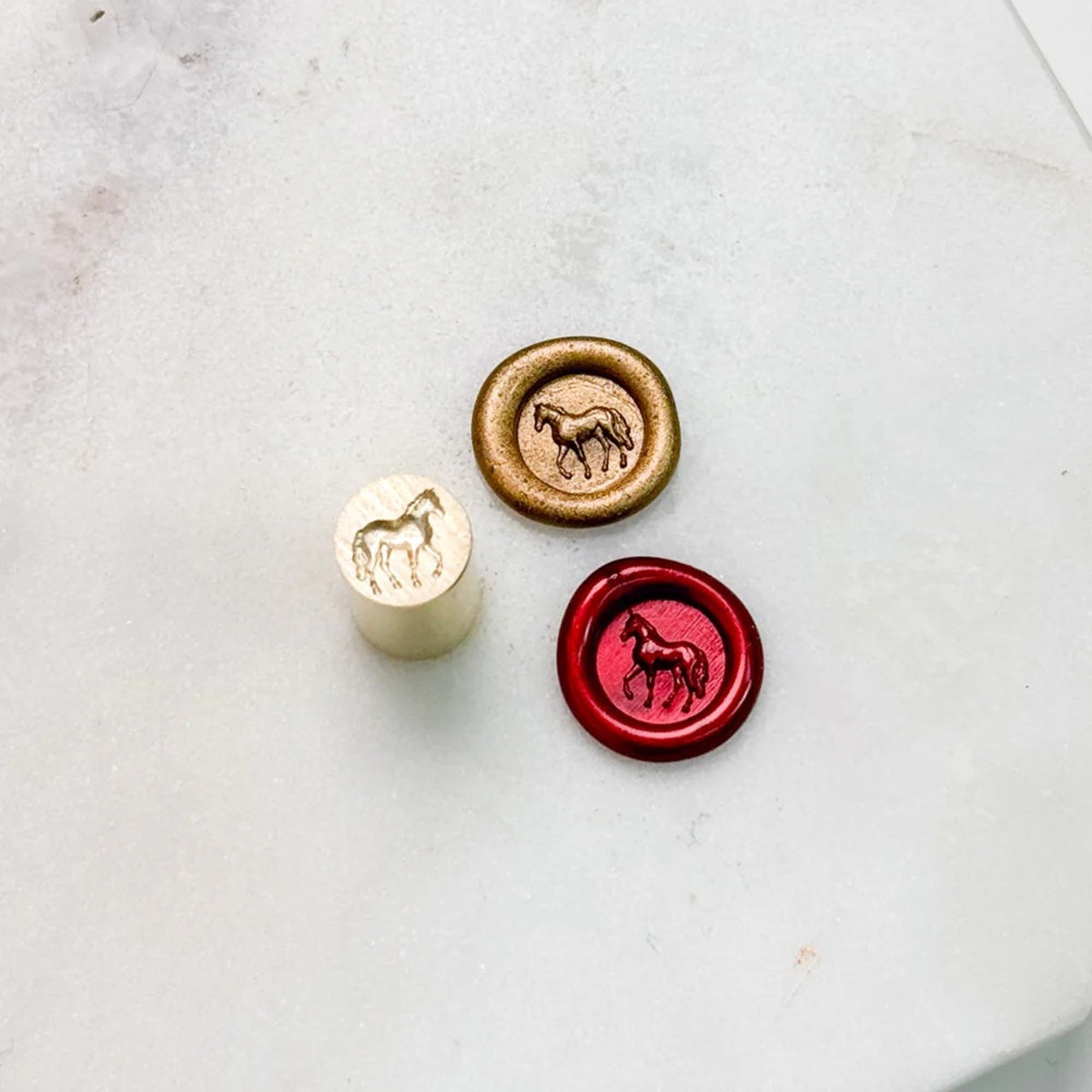 Written Word Calligraphy/Sealing Stamp/Mini Wax Seal Heads - Horse