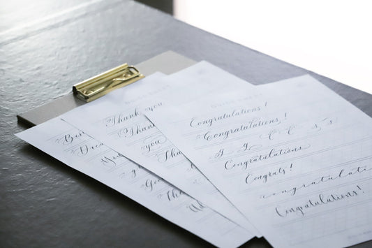 モダンカリグラフィーのレッスンのご紹介