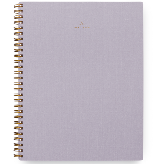 Appointed/ノートブック/Notebook/Lavender Gray：Grid