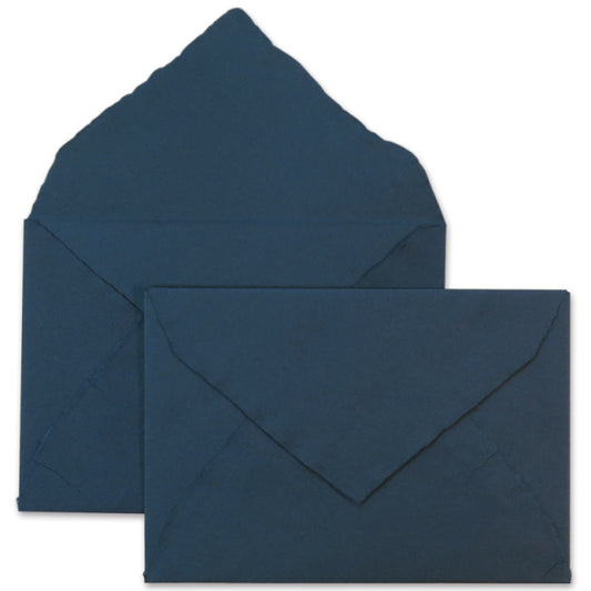 ARPA/ハンドメイドコットン封筒/Envelope: Navy Blue