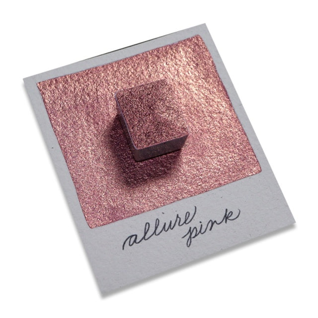 The Creative Kinds/カリグラフィーインク/Single Half Pan Shimmer - Allure Pink