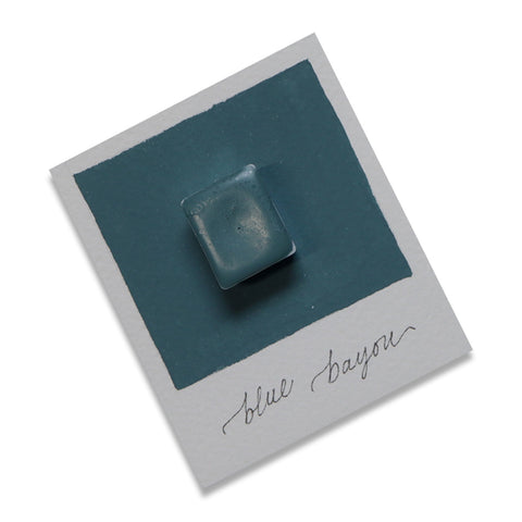 The Creative Kinds/Calligraphy Ink/Single Half Pan Crema - Blue Bayou
