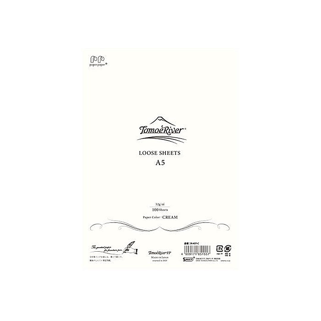 Tomoe River/ペーパー/SAKAEテクニカル TomoeRiver FP Loose Sheets - Cream A5