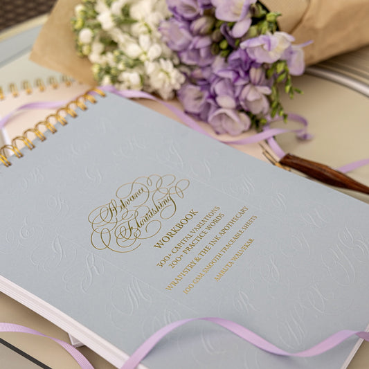 【事前予約】Amruta Walvekar/カリグラフィー書籍/Advance Flourishing Workbook