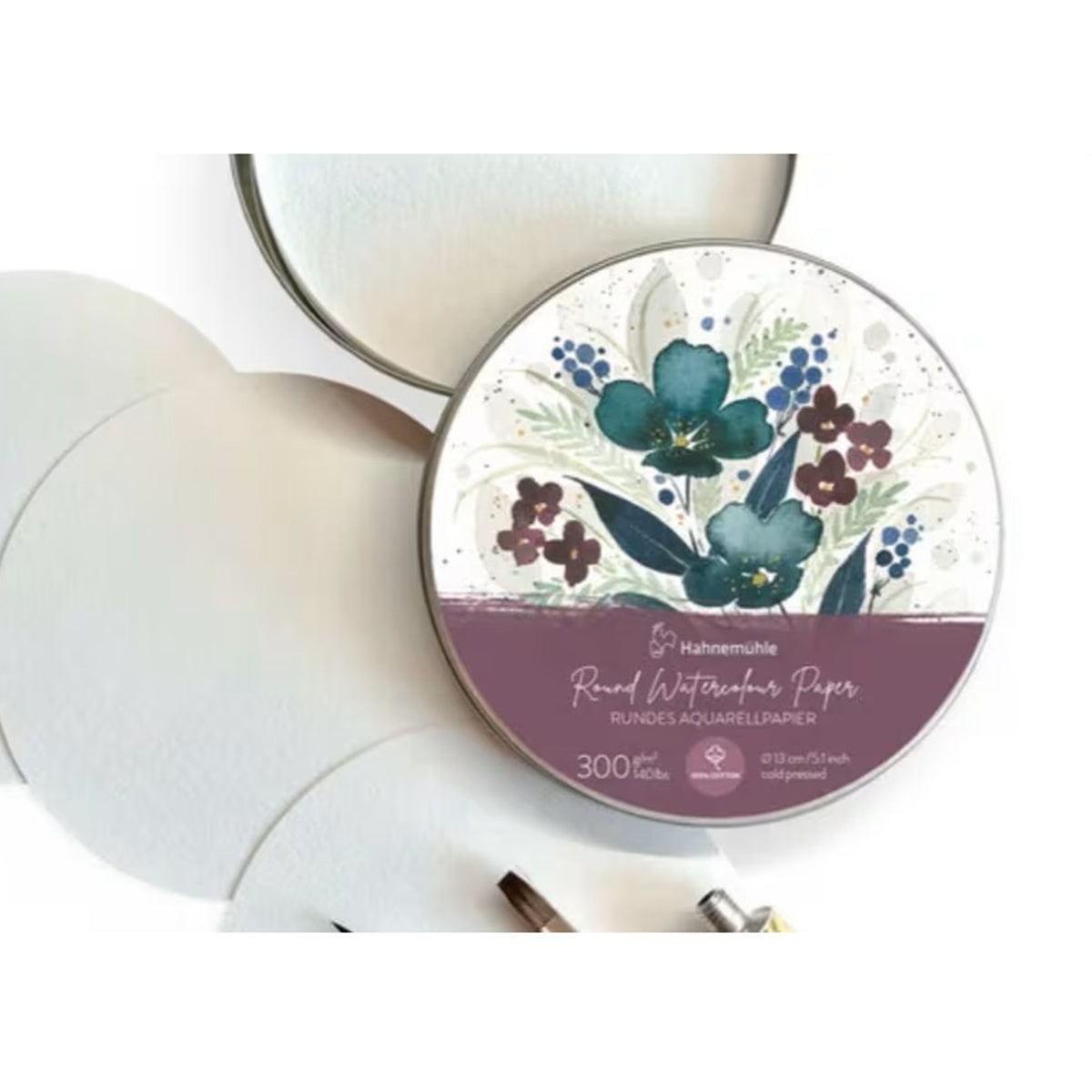 Hahnemühle/水彩紙/Round Watercolor Paper Sheet 30枚入り