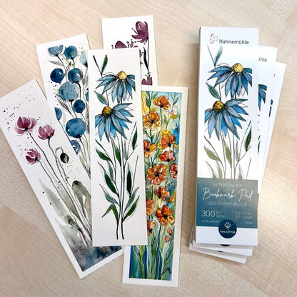 Hahnemühle/水彩紙/Watercolor Bookmark Pad 15枚入り