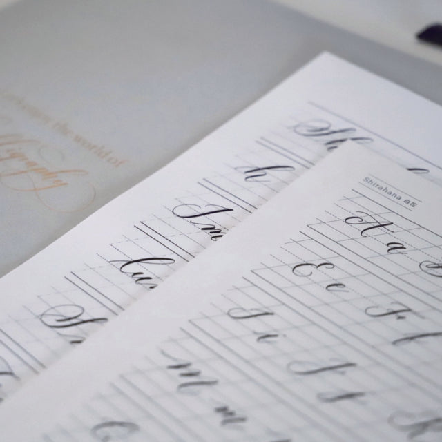 Maki Shimano Modern Calligraphy Correction Course/Suimon/Suimon