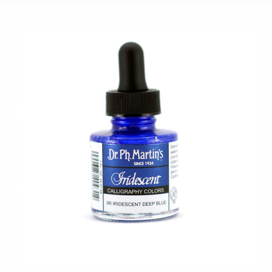Dr. Ph. Martin's/カリグラフィーインク/Iridescent Colors, Deep Blue (30ml)
