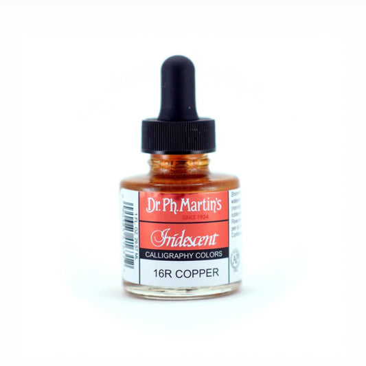 Dr. Ph. Martin's/Calligraphy Ink/Iridescent Colors, Copper (30ml)