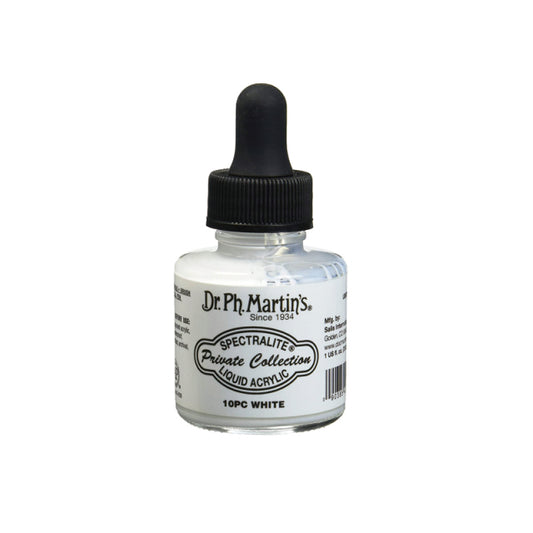 Dr. Ph. Martin's/カリグラフィーインク/Spectralite Private Collection Liquid Acrylics White (30ml)