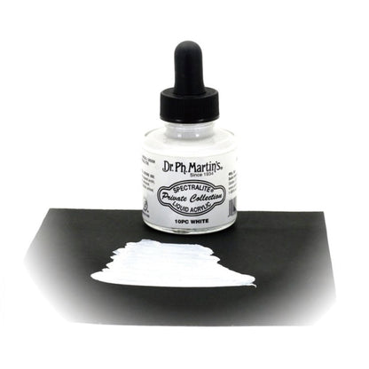Dr. Ph. Martin's/カリグラフィーインク/Spectralite Private Collection Liquid Acrylics White (30ml)