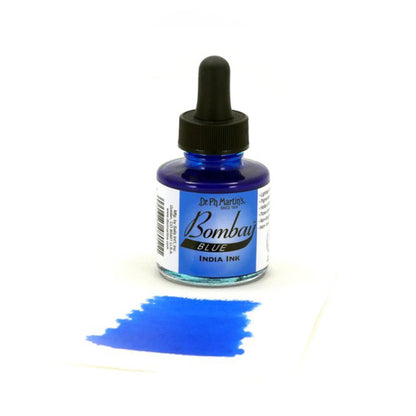 Dr. Ph. Martin's/カリグラフィーインク/Bombay India Ink, Blue (30ml)