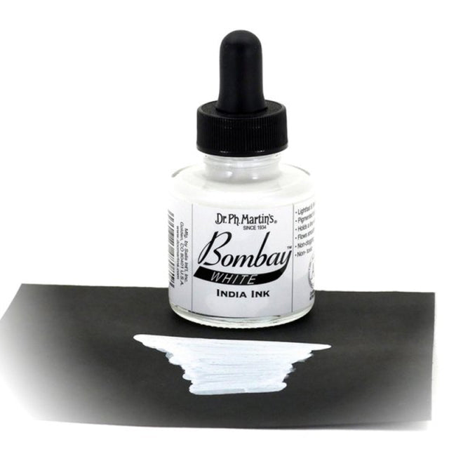 Dr. Ph. Martin's/カリグラフィーインク/Bombay India Ink, White (30ml)