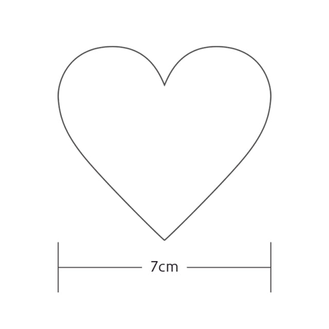 Paper Tree Original/カリグラフィーアクリルプレート/Acrylic Plate: Heart