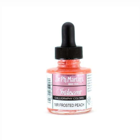 Dr. Ph. Martin's/Calligraphy Ink/Iridescent Colors, Frosted Peach (30ml)