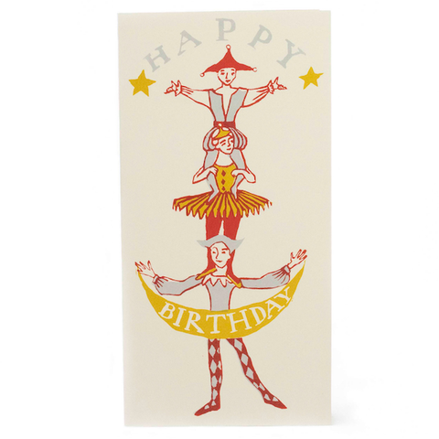 Cambridge Imprint/Single Card/Happy Birthday Human Tower