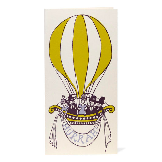 Cambridge Imprint/Single Card/Hot Air Balloon