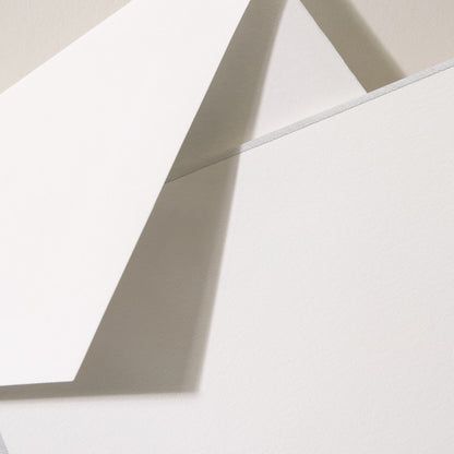 Crane/ボックスカード/Silver Bordered Card （10 Flat Cards / 10 Envelopes）