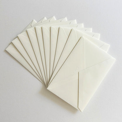 CRANE/封筒/Envelope 10枚Set - White
