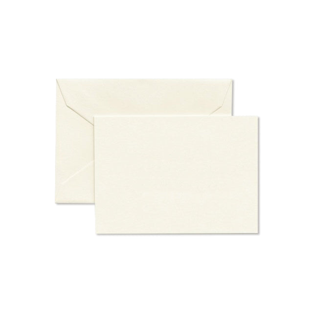 Crane/Box Card/Ecru Enclosure Card &amp; Envelope