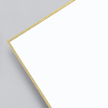 Crane/Box Card/Gold Bordered PW Card (10 Cards / 10 Envelopes)