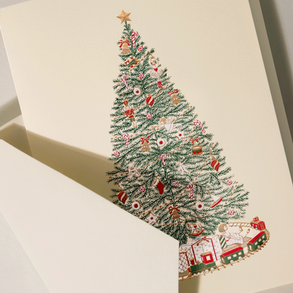 Crane/ボックスカード/Christmas Morning Tree