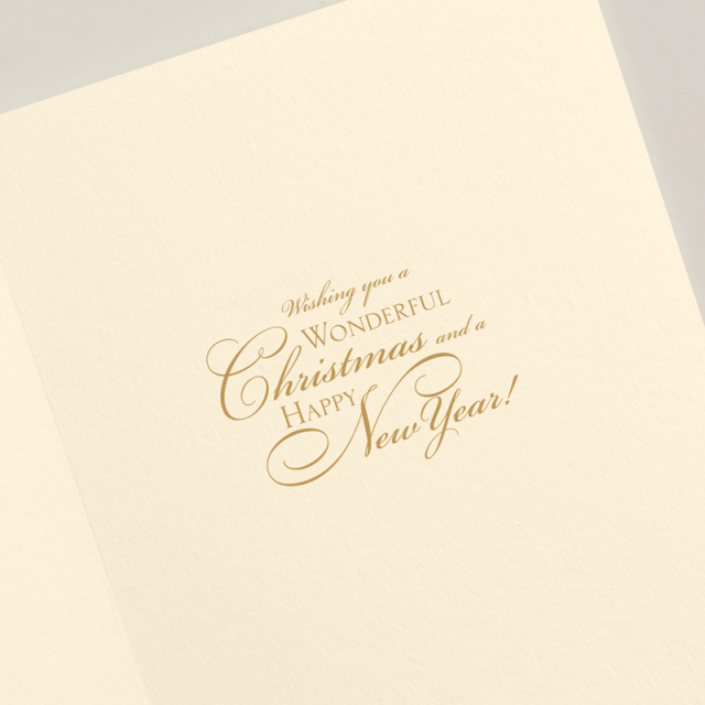 Crane/ボックスカード/Regal Stocking Holiday Greeting Card