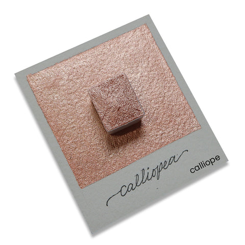 The Creative Kinds/Calligraphy Ink/Single Half Pan Shimmer - Calliope