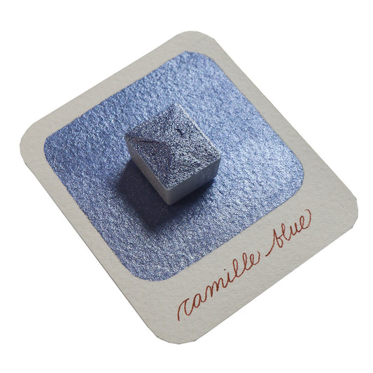 【5/18 23時発売】The Creative Kinds/カリグラフィーインク/Single Half Pan Shimmer - Camille Blue