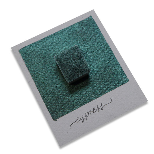 The Creative Kinds/カリグラフィーインク/Single Half Pan Shimmer - Cypress