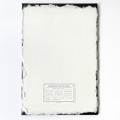DEAR FACTORY/カード/A4 Size Fringe Card  2枚Set - White