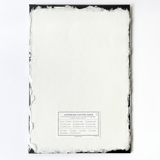 DEAR FACTORY/カード/A4 Size Fringe Card  2枚Set - White