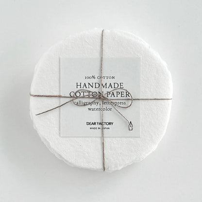 DEAR FACTORY Place Cards/Circle Card Set of 10 - White