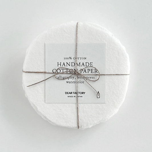 DEAR FACTORY Place Cards/Circle Card Set of 10 - White