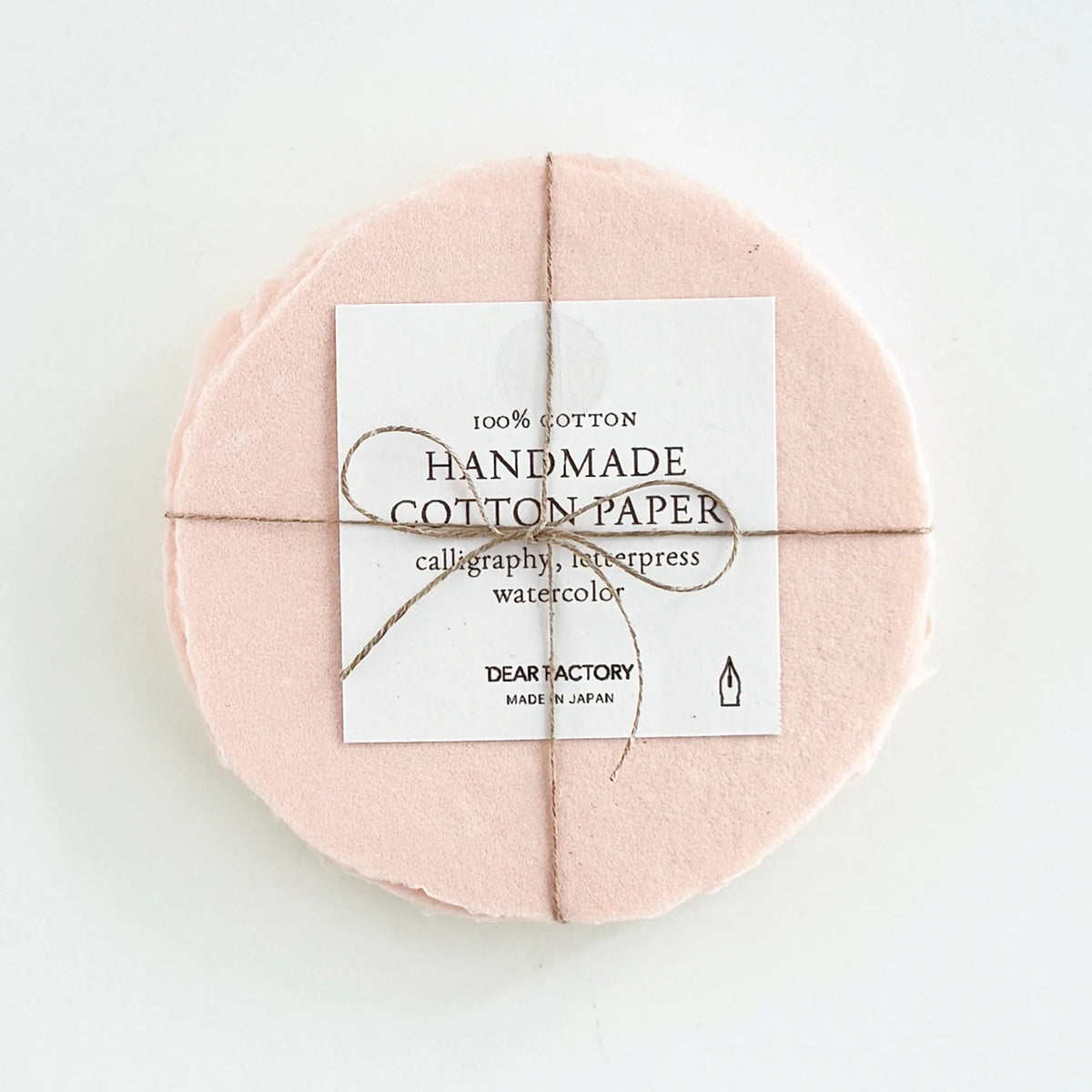 DEAR FACTORY/プレイスカード/Circle Card 10枚Set - Blush Pink