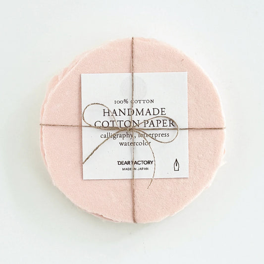 DEAR FACTORY Place Cards/Circle Card Set of 10 - Blush Pink