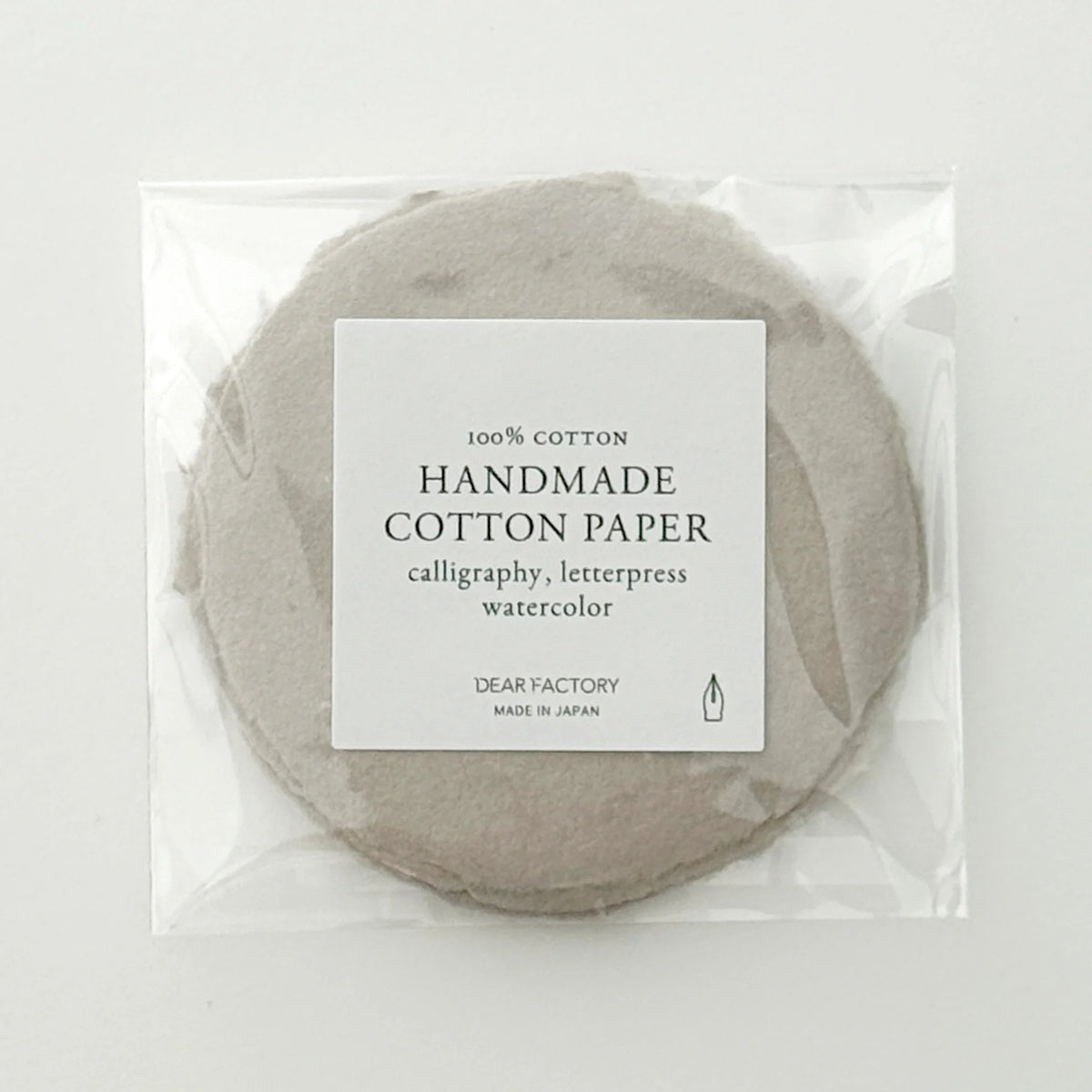 DEAR FACTORY Place Cards/Circle Cards (Set of 10) - Greige