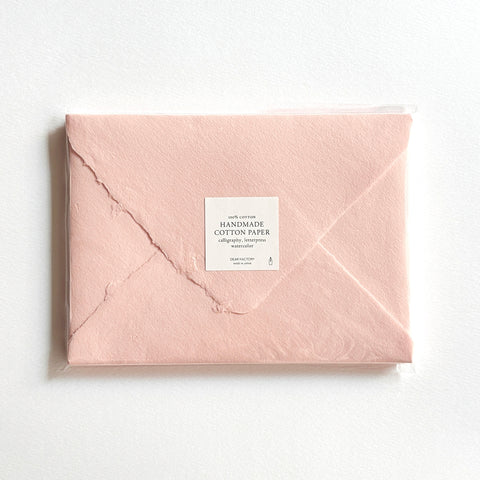 DEAR FACTORY / Envelope / L Size Envelope Set of 5 - Blush Pink