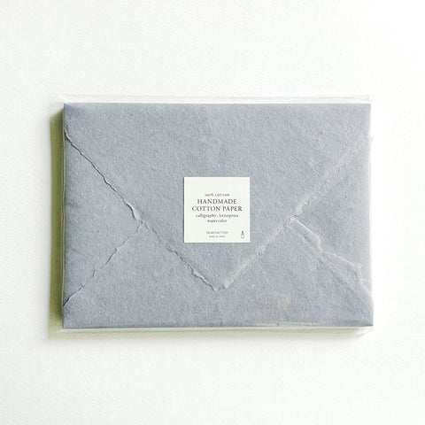 DEAR FACTORY × Paper Tree / Envelope / L Size Envelope 5-piece Set - Original Color Hydrangea Blue