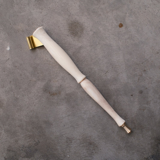 【10/15(水)20時発売】DAO HUY HOANG/カリグラフィーホルダー/Full Antler with Chess Brass Finial Oblique Pen Holder