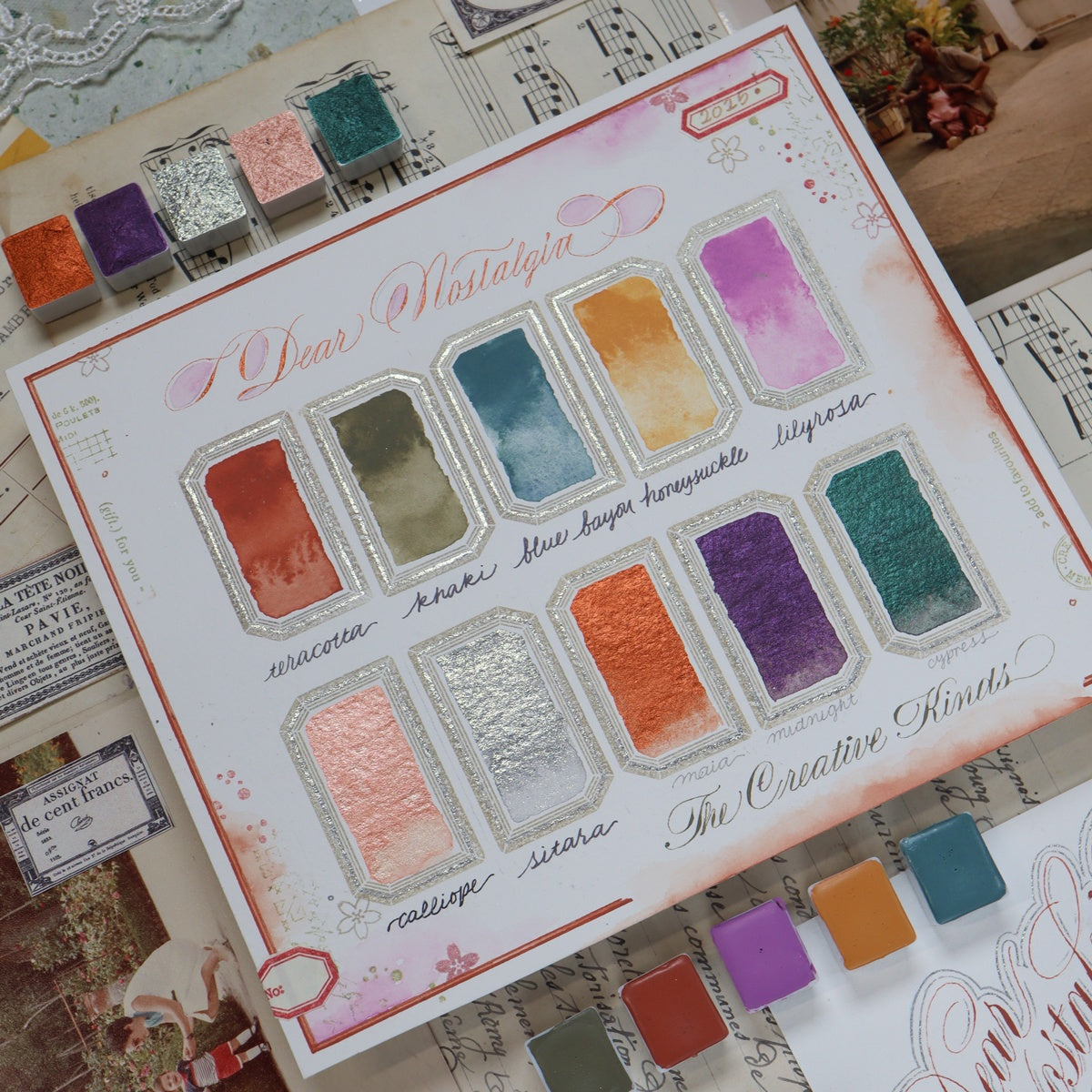 【 10月下旬再入荷予定｜ご予約受付中】The Creative Kinds/カリグラフィーインク/Dear Nostalgia Set