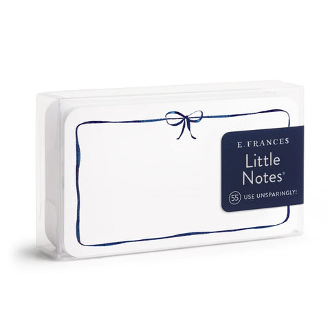 E.Frances/Mini Cards 85 Piece Set/Navy Bow Little Notes