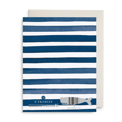 E.Frances/シングルカード/Navy Stripes Thank You