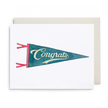 E.Frances/シングルカード/Congrats Pennant Greeting Card