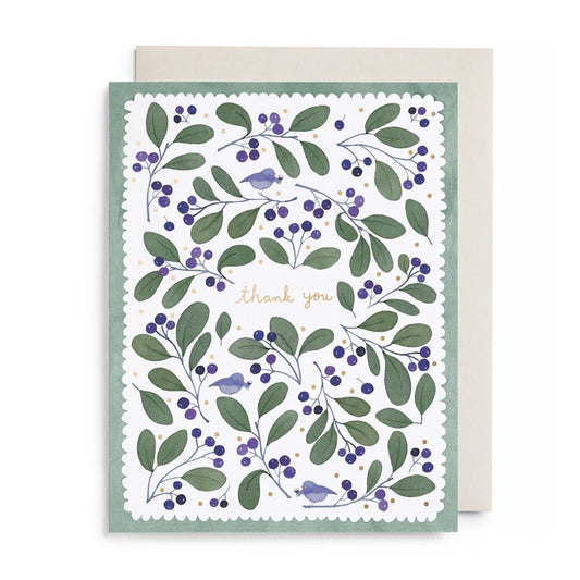 E.Frances/シングルカード/Chirps and Cheers Thank You Greeting Card