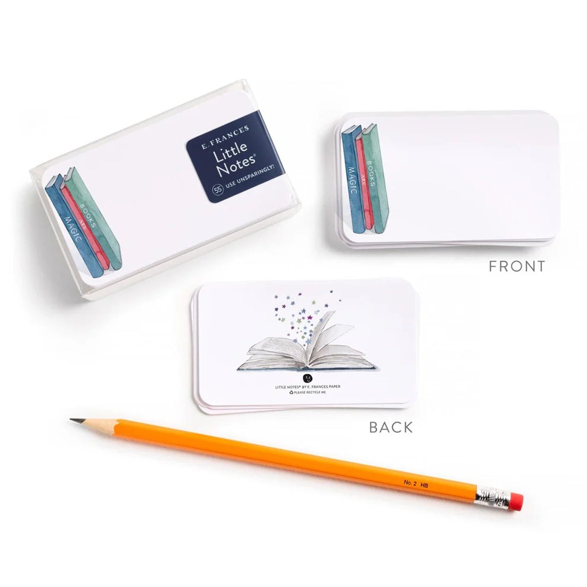 E.Frances/Mini Card Set/Book Lover Little Notes