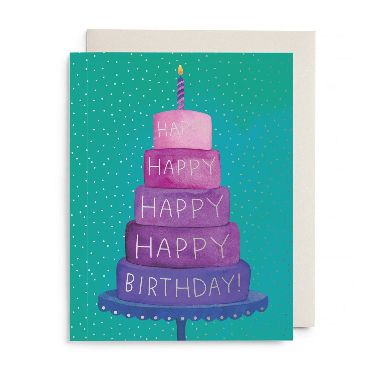 E.Frances/シングルカード/Birthday Layer Cake Greeting Card