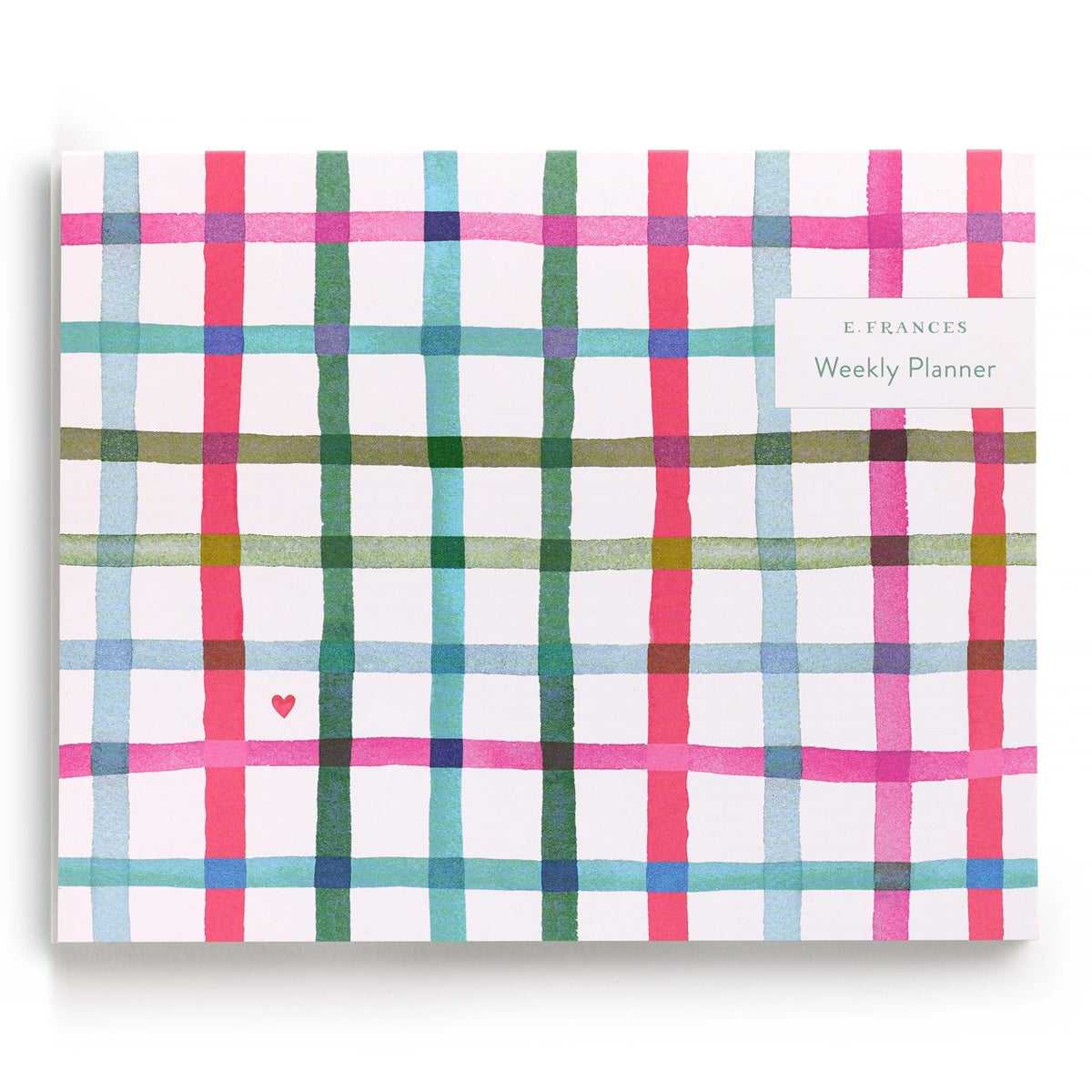 E.Frances/ウィークリープランナー/Happy Plaid Covered Weekly Planner