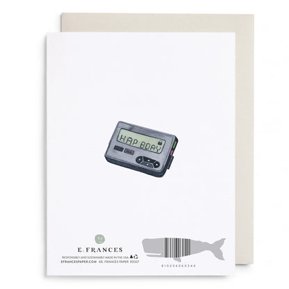 E.Frances/シングルカード/Behind the Times Belated Birthday Card